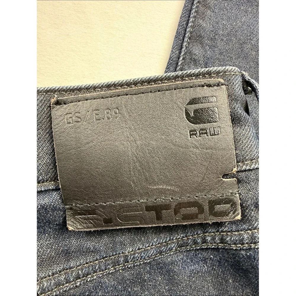 G-Star Raw Kate Boyfriend Dark Wash Gold Denim Jeans 28x30 D15264-B767-B815